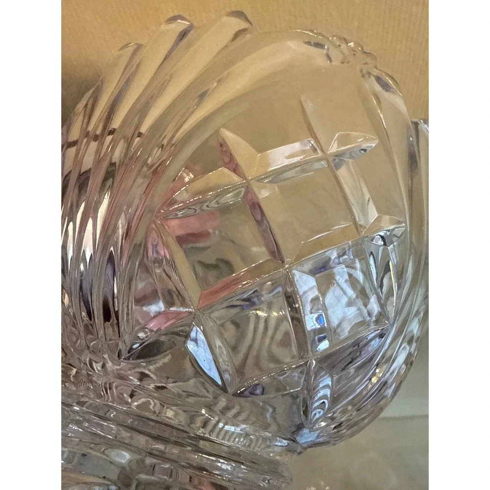Fifth Avenue Lead Crystal Pineapple Cute Catch All‎ Bowl Vintage 4